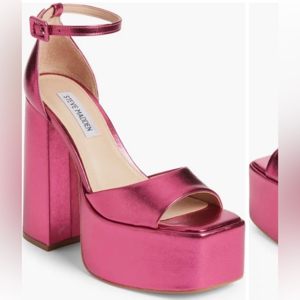 Steve Madden Kassiani Ankle Strap Platform Heel